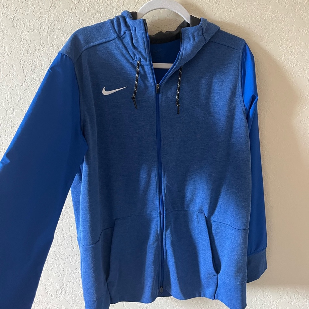 Men’s Nike blue zip zip jacket